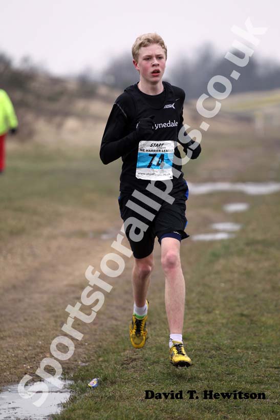 No 74, Under-17s,  North East Harrier League, Wrekerton, Gateshead.